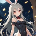 『月→兎→バニー→バニーガール→カジノ→OK？』 2枚目