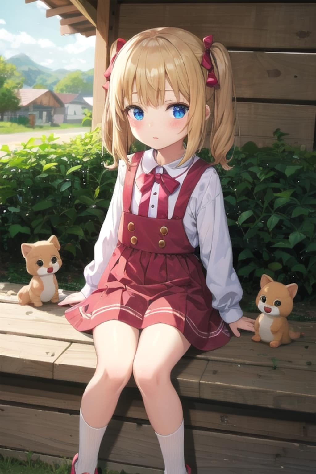 お気に入りのぬいぐるみといっしょ💗