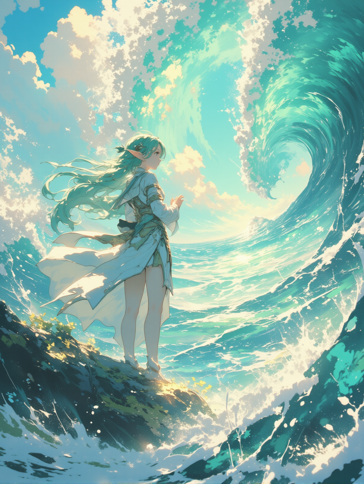 海の巫女_74 | の人気AIイラスト・グラビア