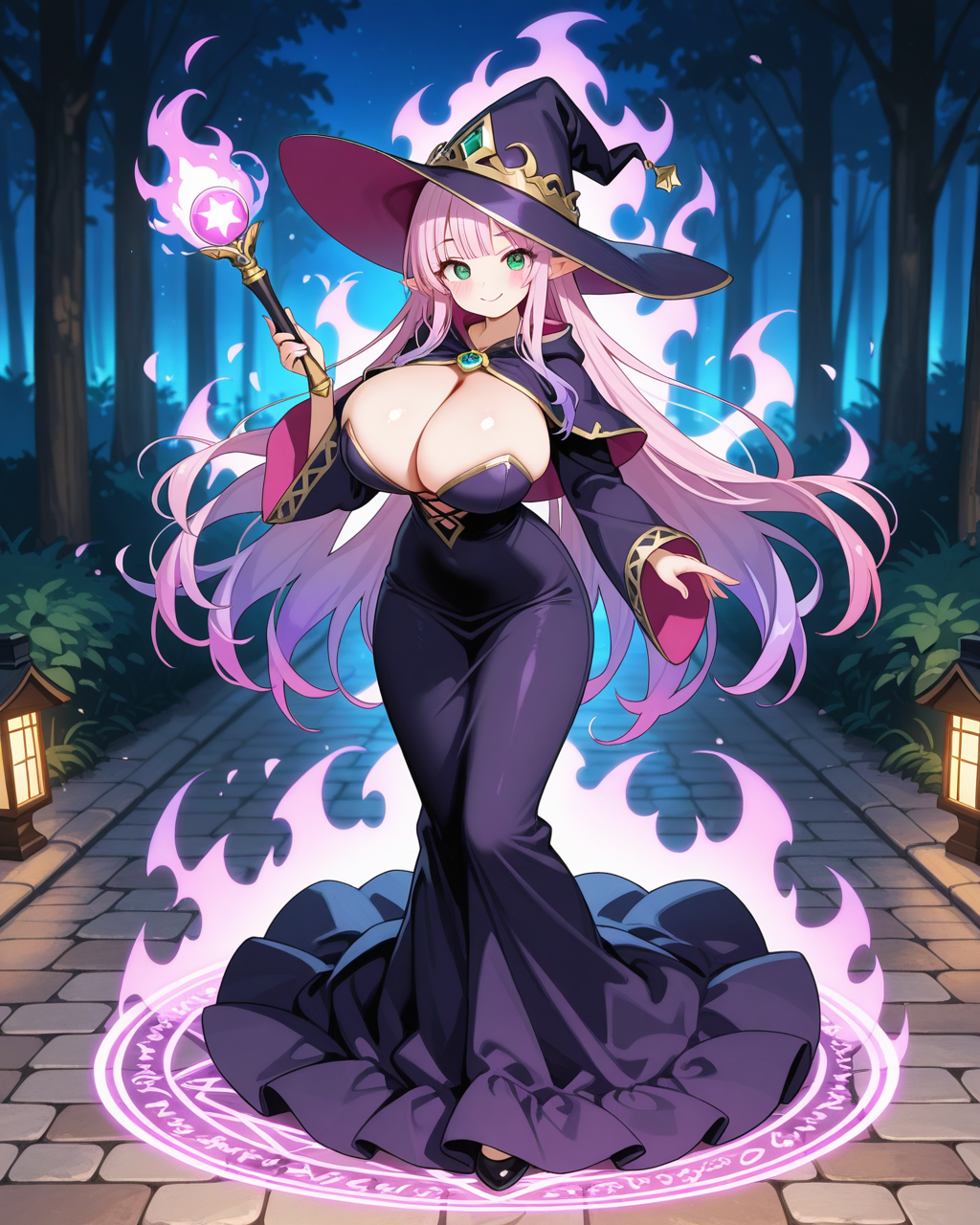 ユノちゃんをエルフさんっぽく魔法使いにしてみました！！