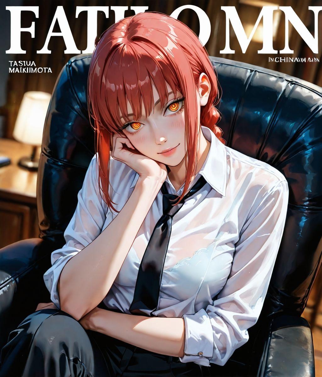 マキマ（謎な雑誌の表紙風） 005