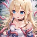 触手とエルフ 2枚目