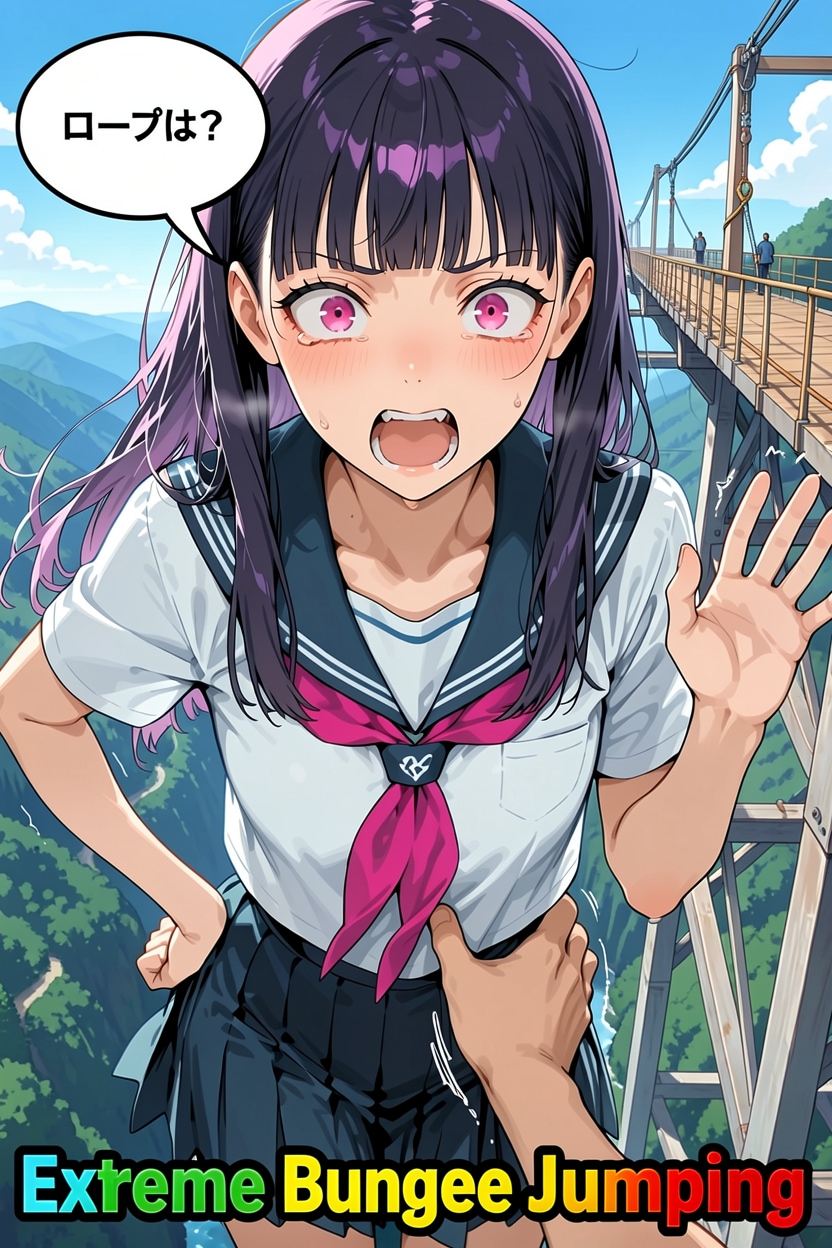 「がぞうどうぞ」Extreme Bungee Jumping！ | の人気AIイラスト・グラビア
