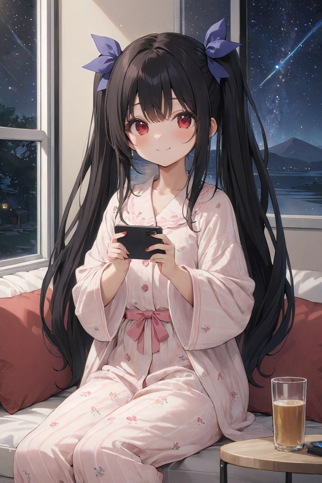 カノジョと語らう夜 | の人気AIイラスト・グラビア