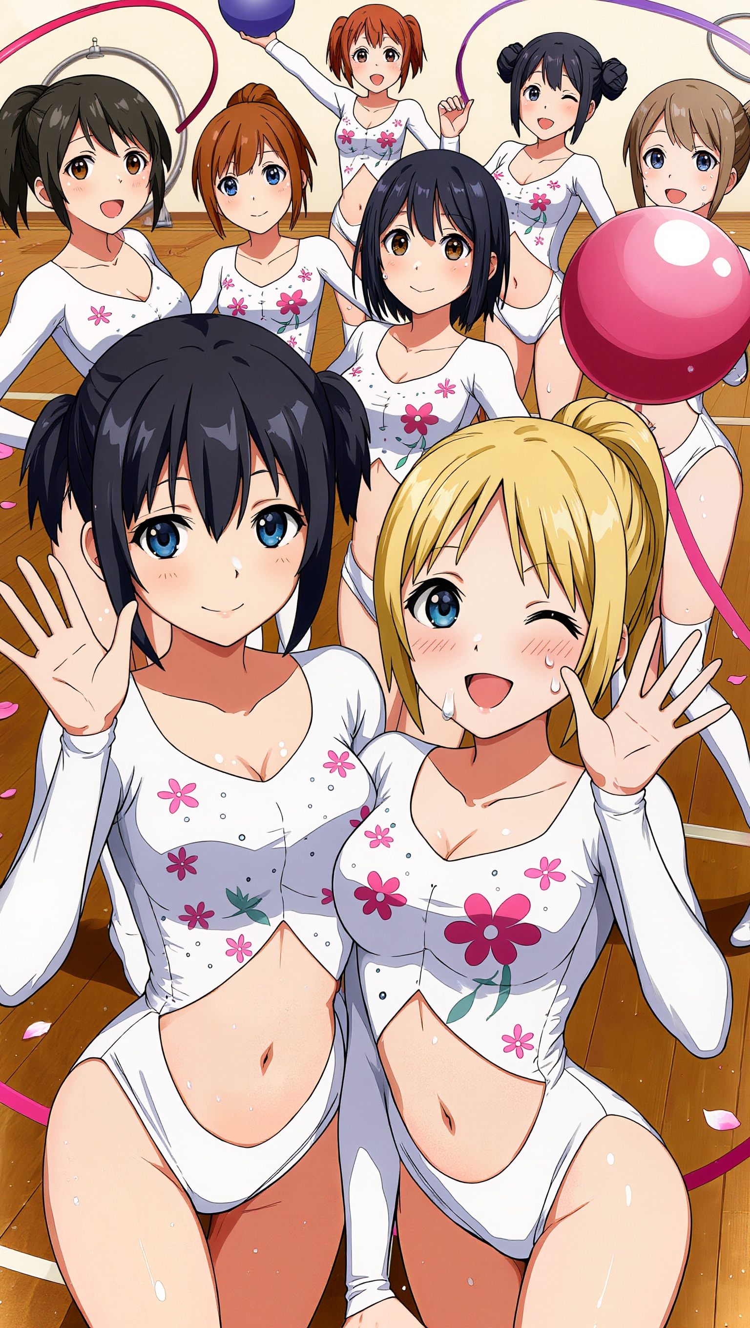 新体操クラブのみなさん