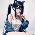 貓耳デニム女子×10枚 3枚目
