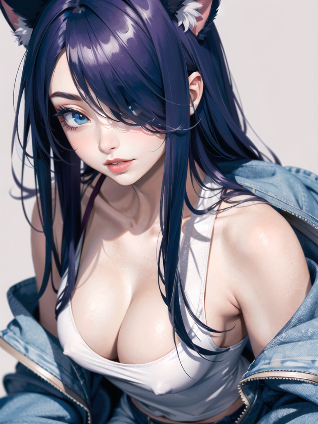 貓耳デニム女子×10枚