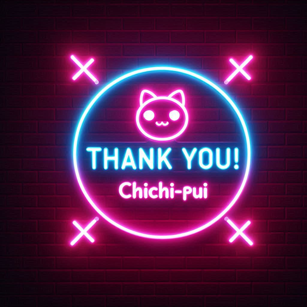 Thank you! chichi-pui