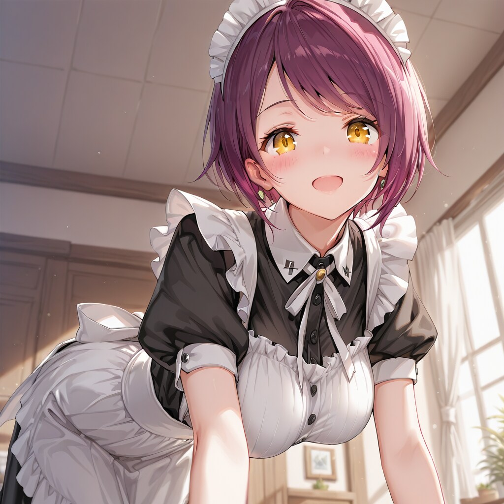 おはようございます（挨拶メイドの芽衣ちゃん）