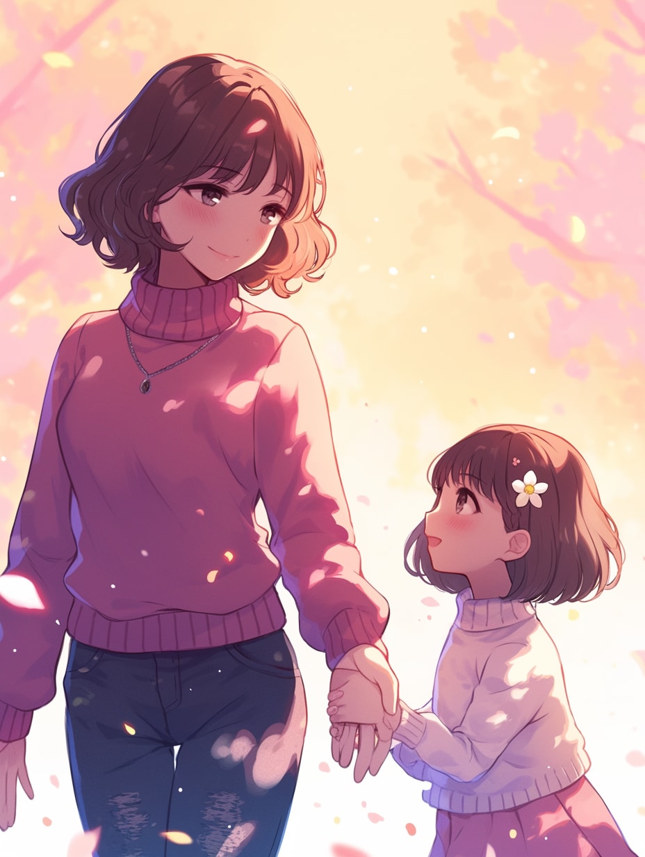 母と娘272 | の人気AIイラスト・グラビア