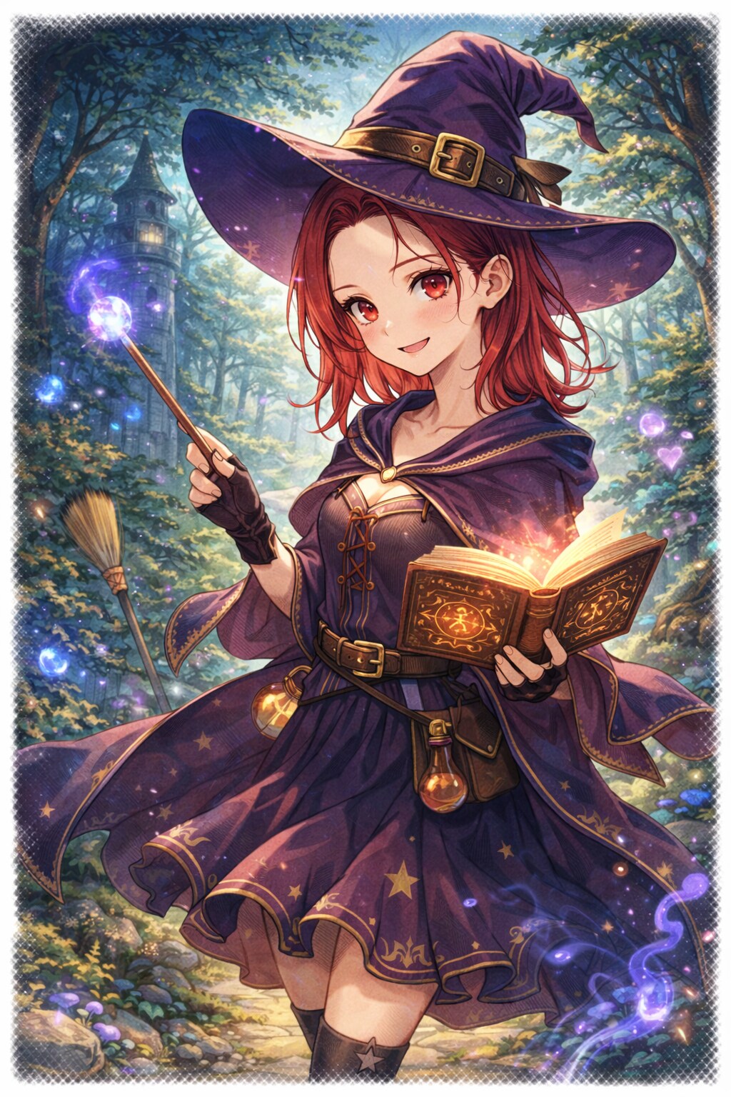 赤髪魔女のお姉さん