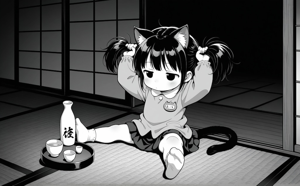 カラシ猫子　月島（自画像（違