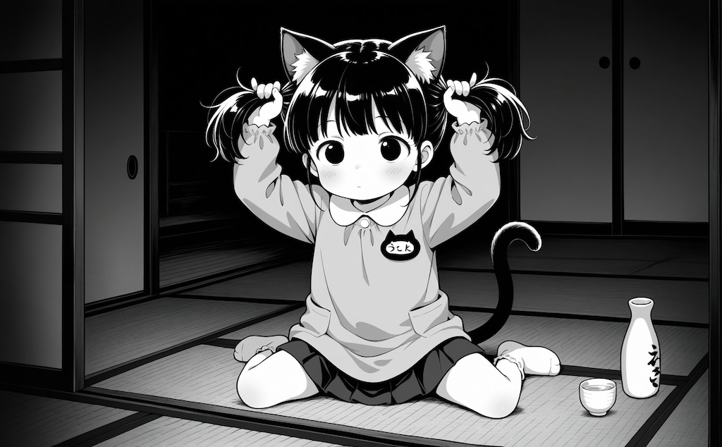 カラシ猫子　月島（自画像（違