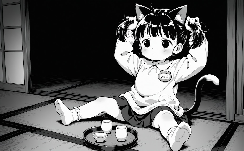 カラシ猫子　月島（自画像（違