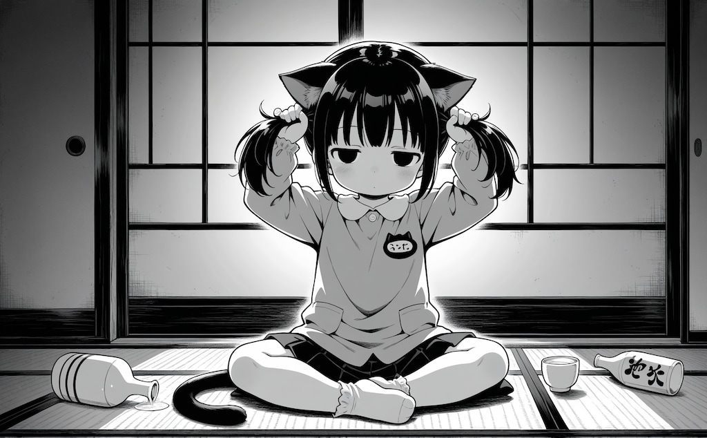 カラシ猫子　月島（自画像（違