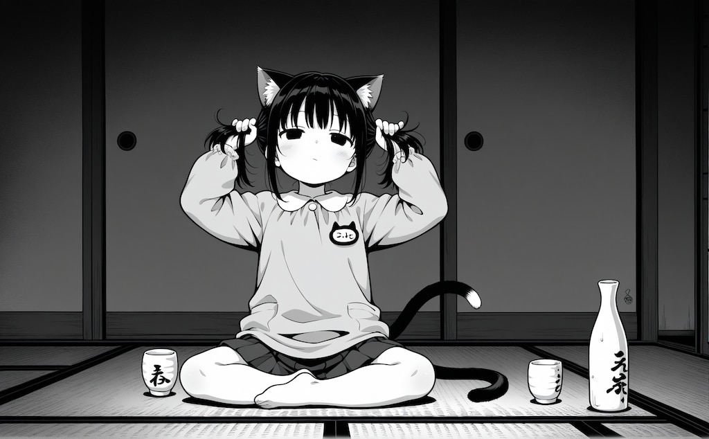カラシ猫子　月島（自画像（違