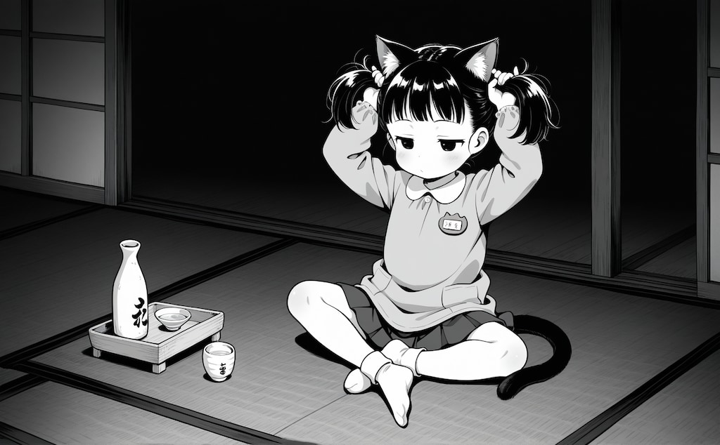 カラシ猫子　月島（自画像（違