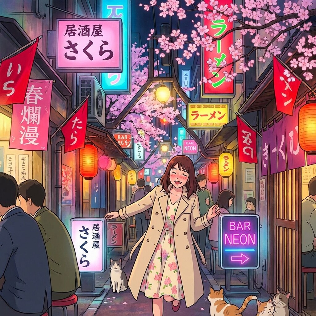 ほろ酔い気分で寄り道中♪