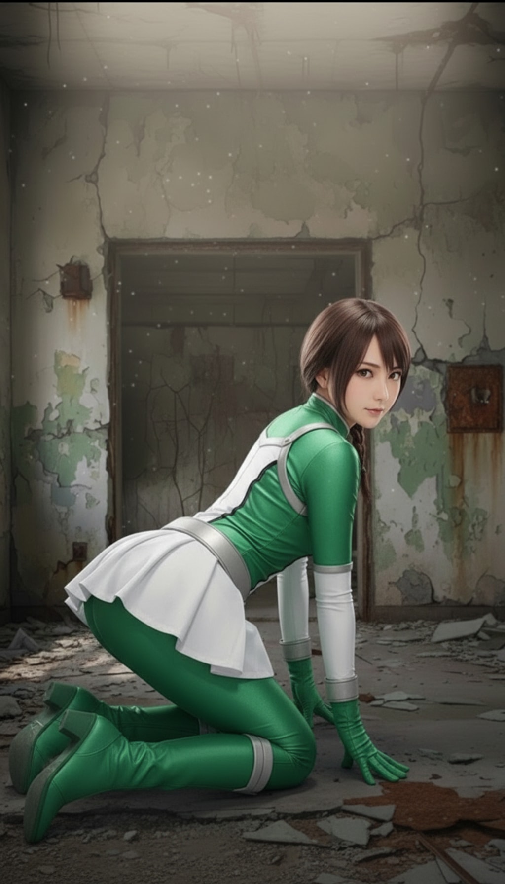 戦隊ヒロインのような女の子・グラビア