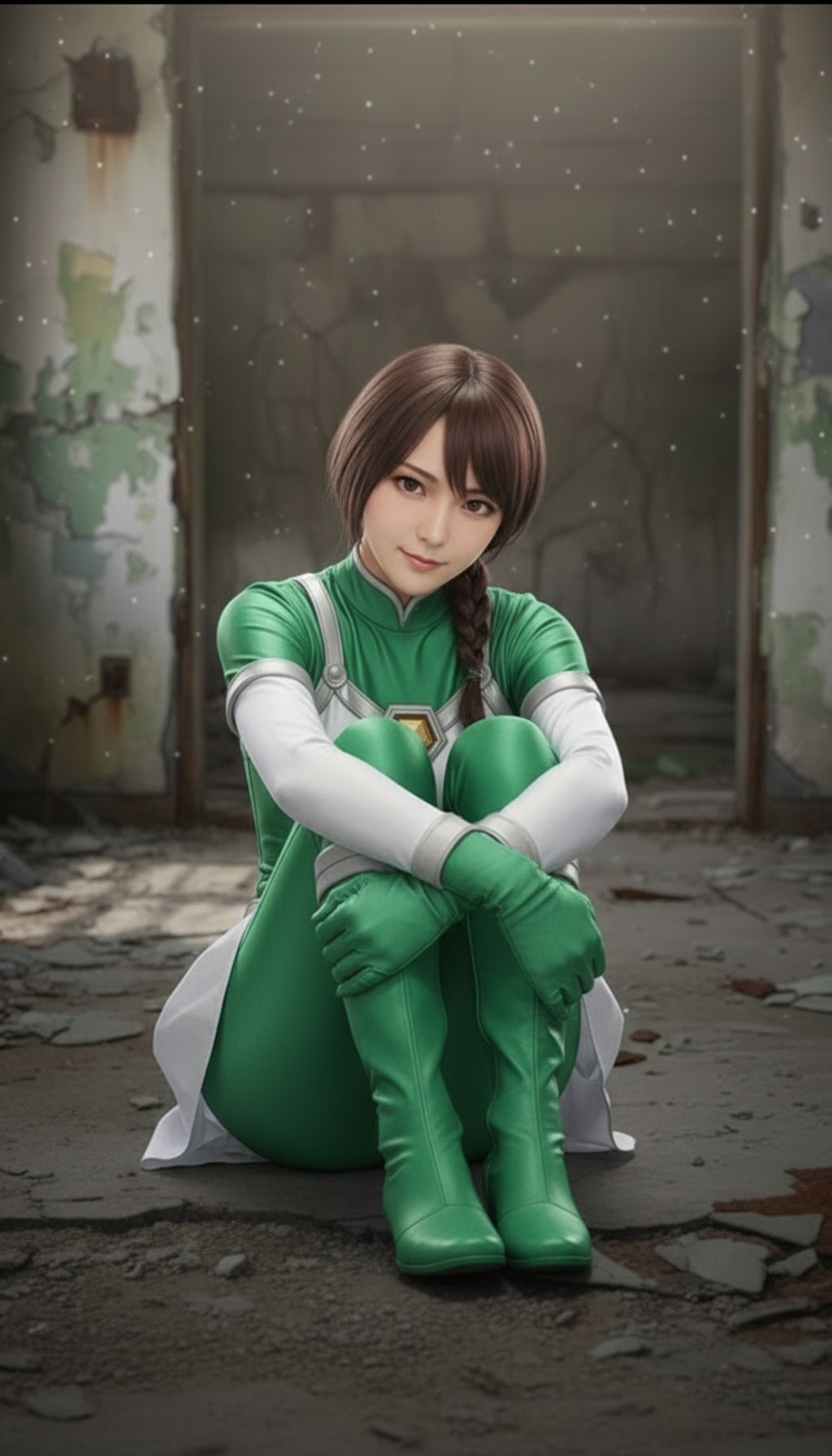 戦隊ヒロインのような女の子・グラビア