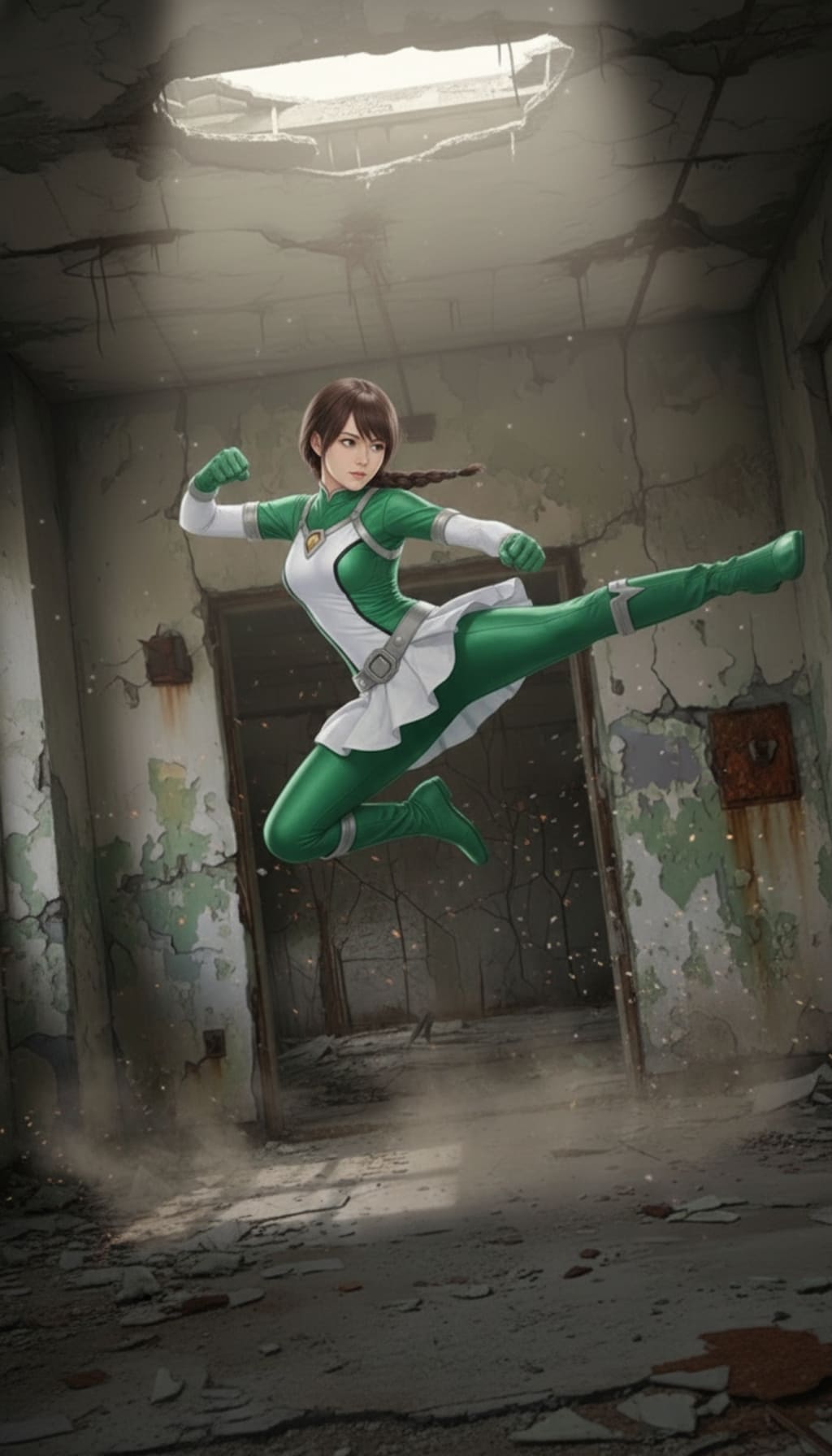 戦隊ヒロインのような女の子・グラビア