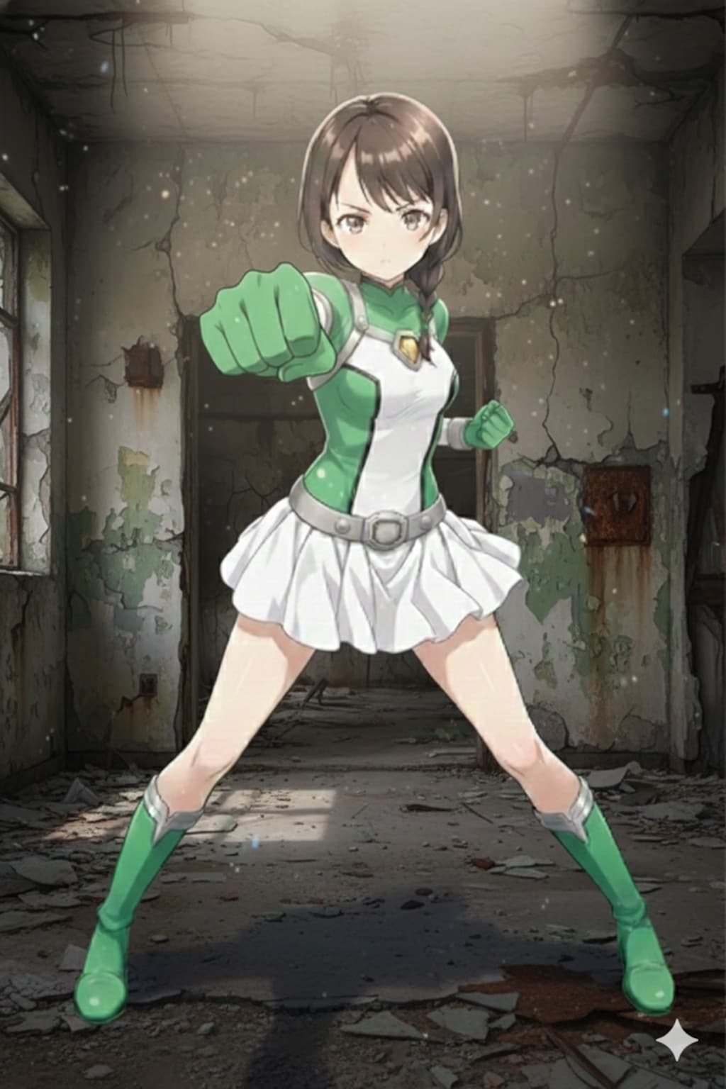 戦隊ヒロインのような女の子・グラビア