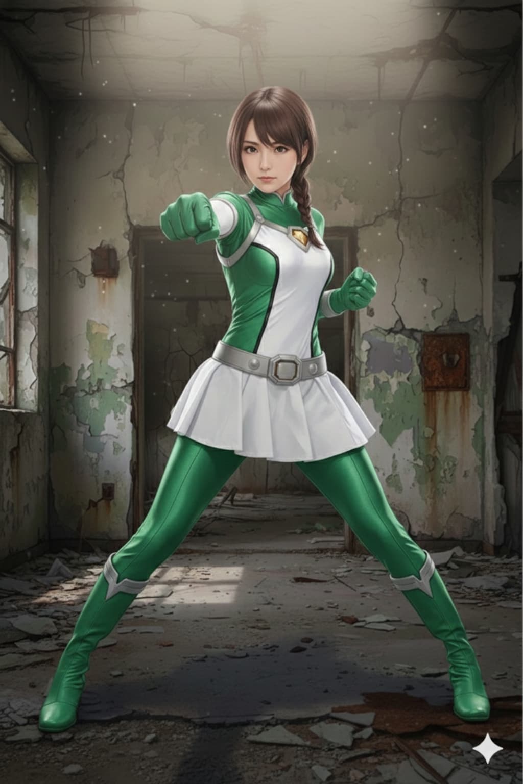 戦隊ヒロインのような女の子・グラビア