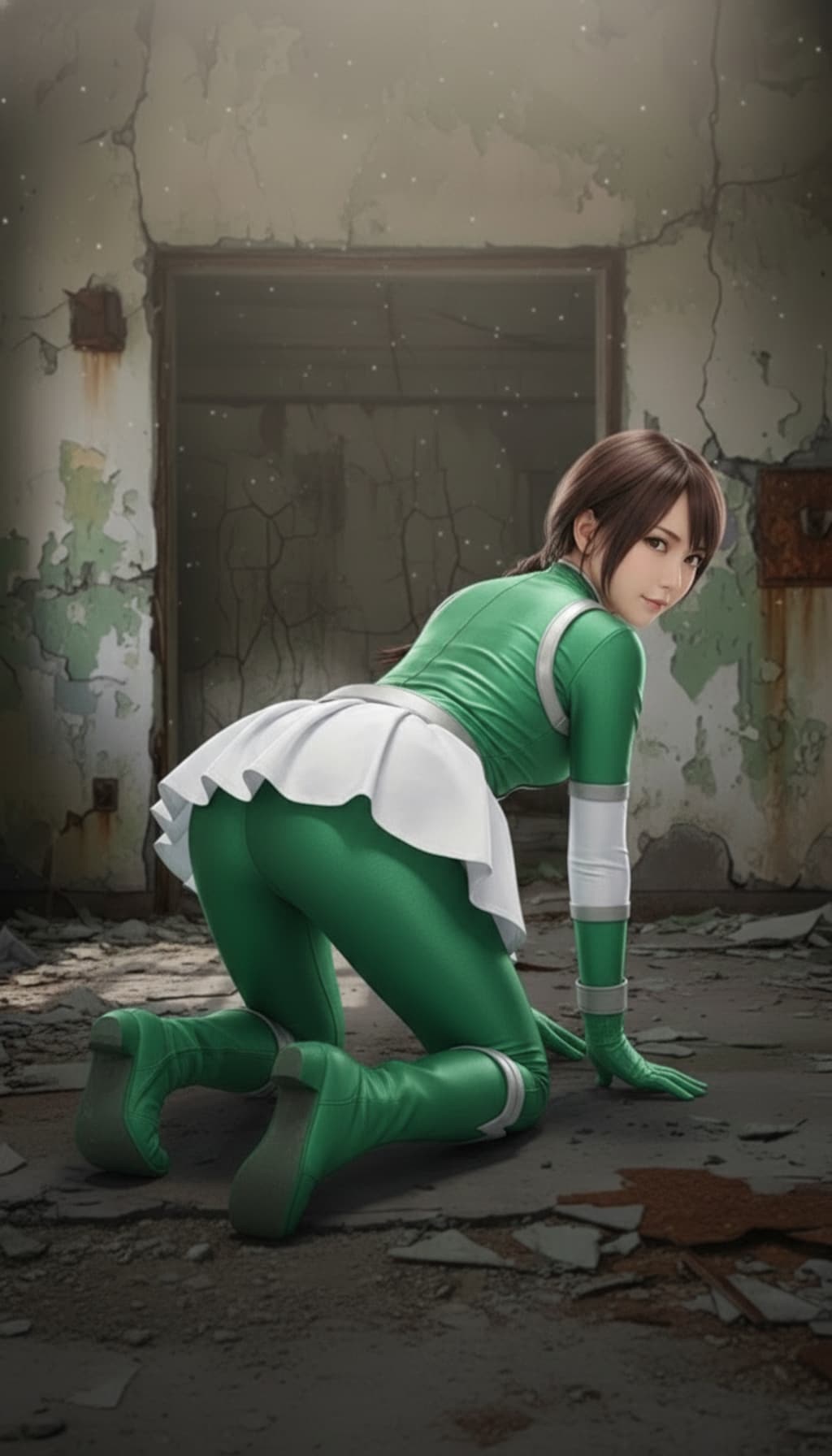 戦隊ヒロインのような女の子・グラビア