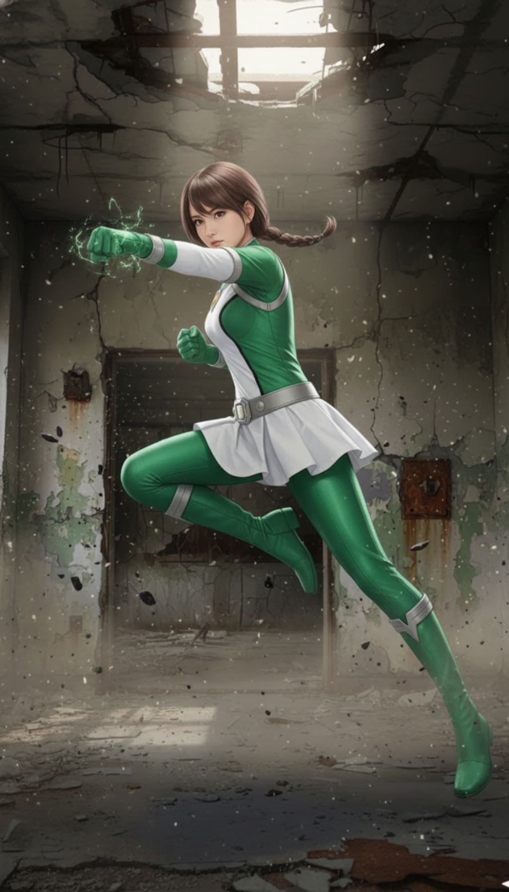 戦隊ヒロインのような女の子・グラビア