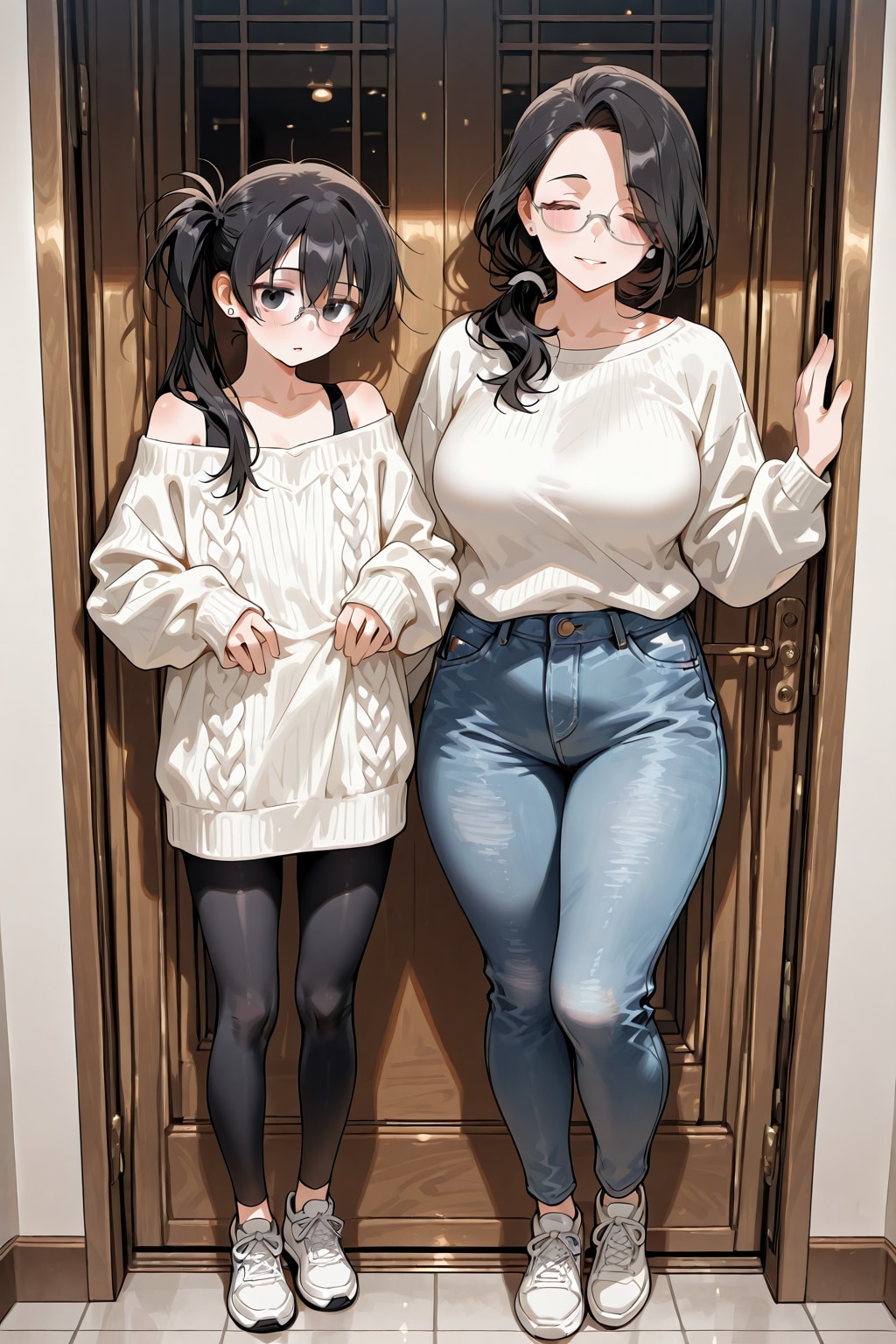 二人の女の子