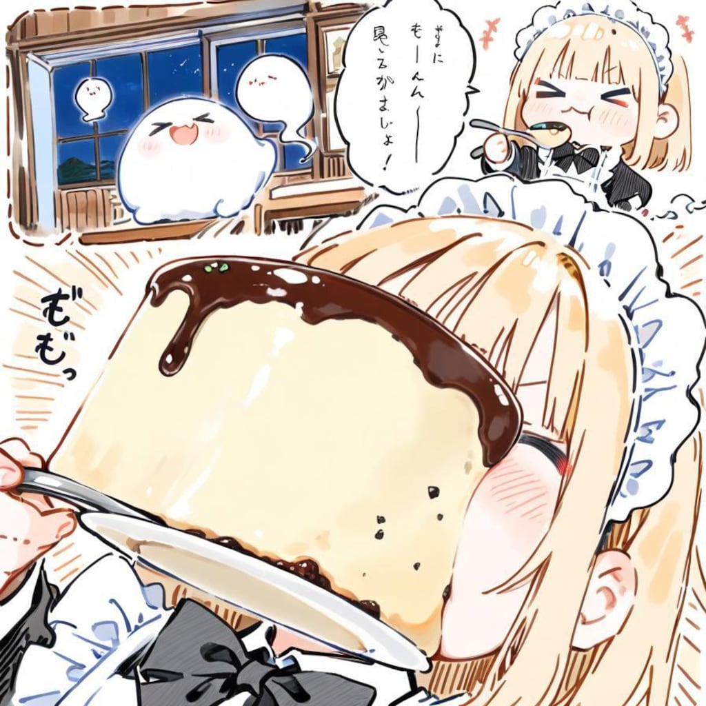 おプリンは顔面からいただくのが流儀🍮✨