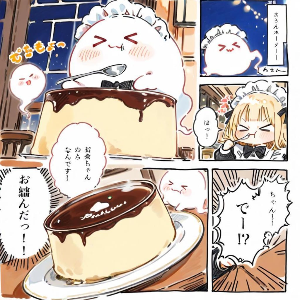 おプリンは顔面からいただくのが流儀🍮✨