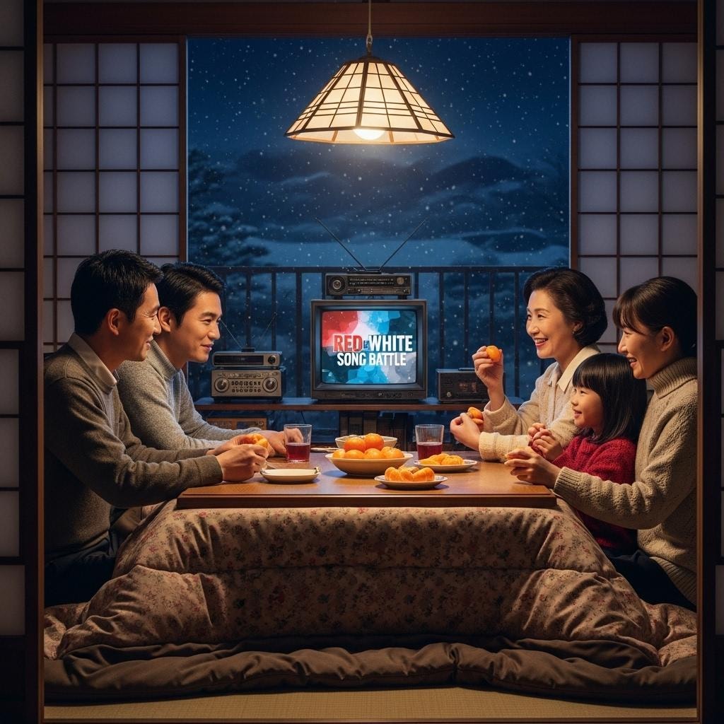 大晦日　家族の団らん