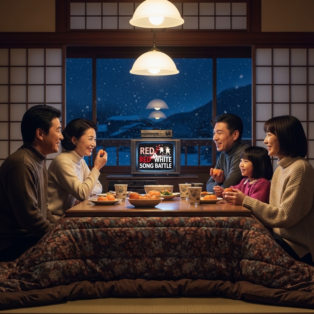 大晦日　家族の団らん