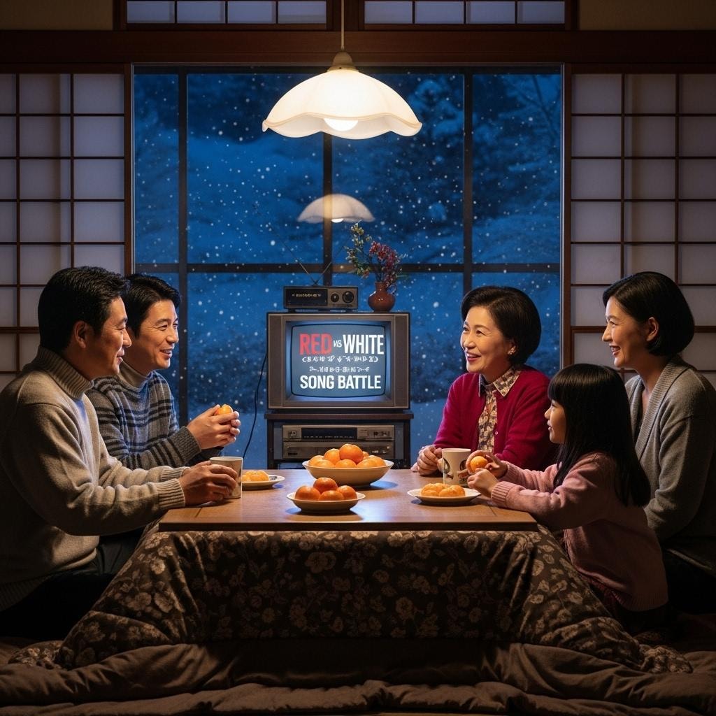 大晦日　家族の団らん