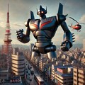 昭和レトロデザインの悪の巨大ロボット達！都市に突如襲来！ 8枚目