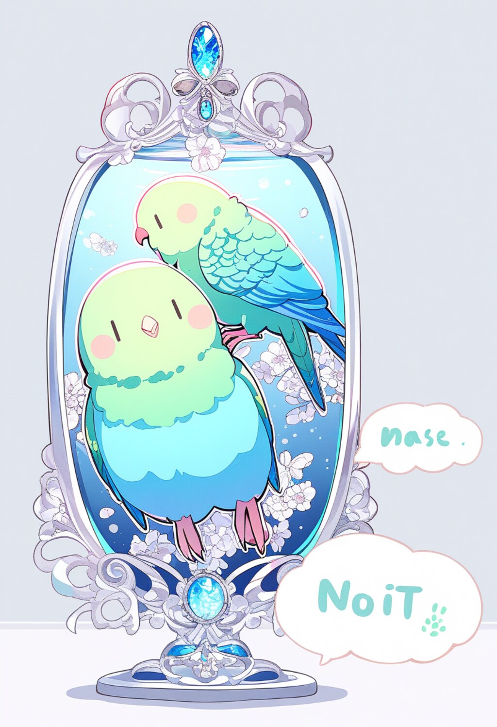 えすてぃさんの喋るインコ