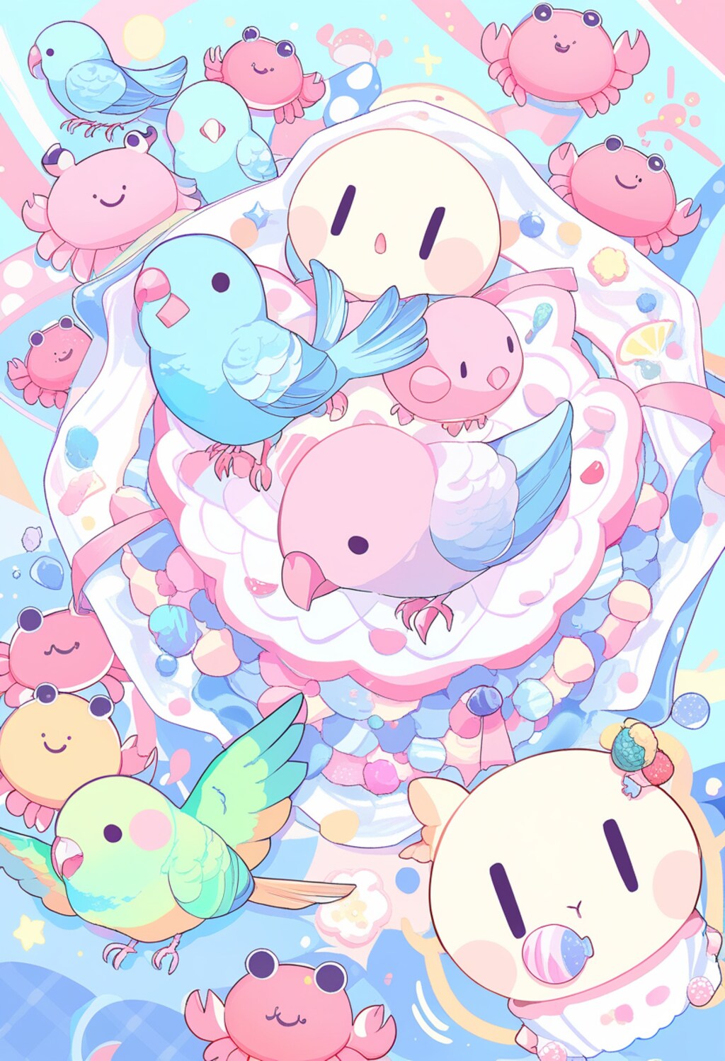 えすてぃさんの喋るインコ