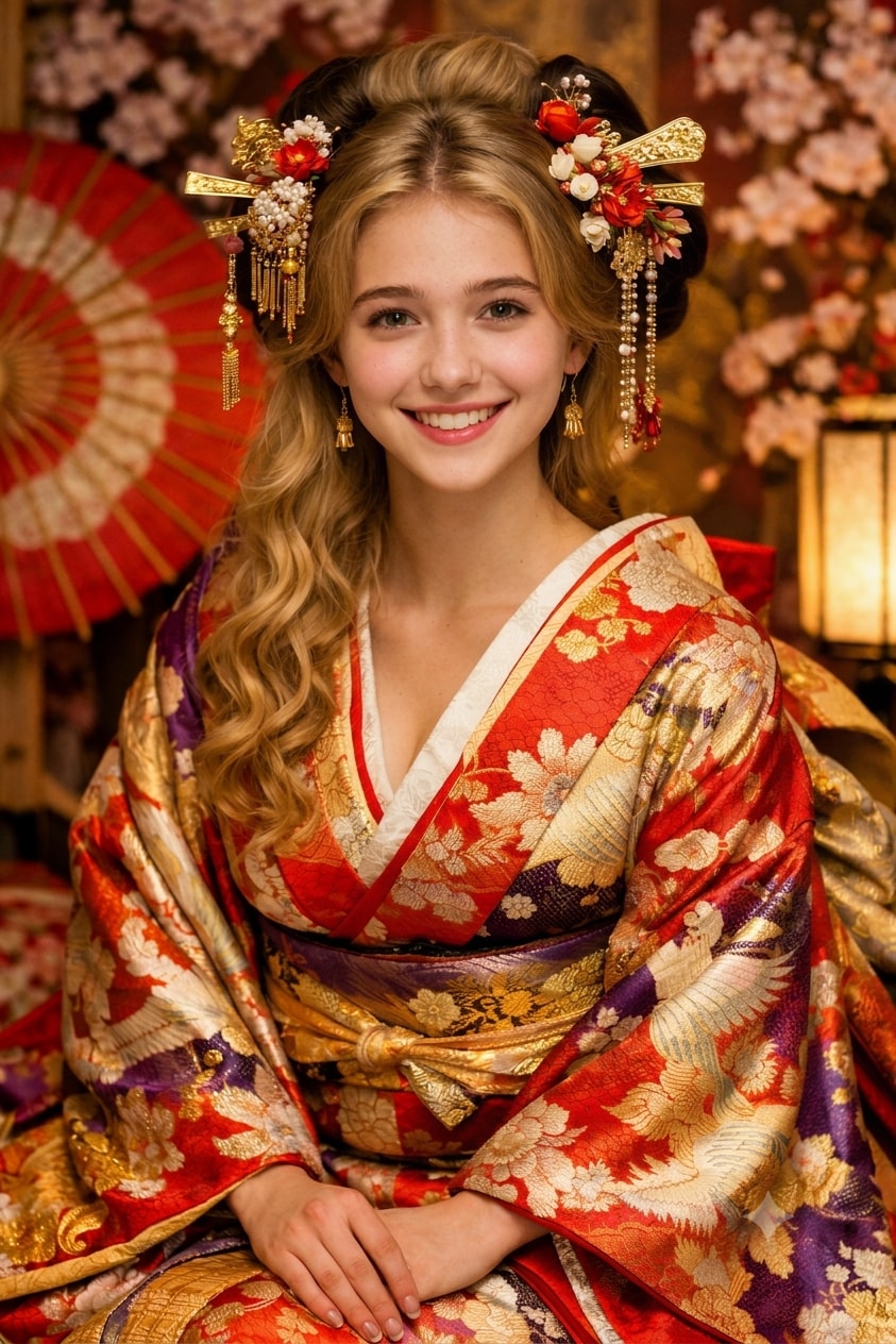 チャーミー💛遊女コス