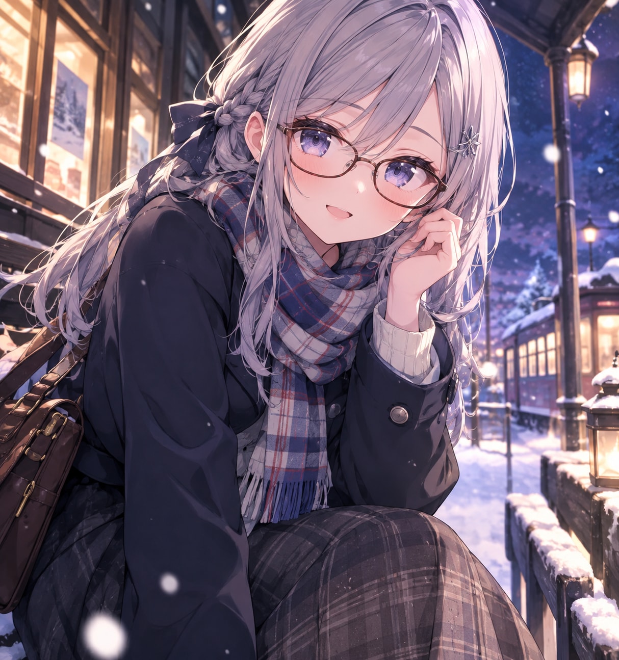 眼鏡っ娘観測所・観測記録No.024 | の人気AIイラスト・グラビア