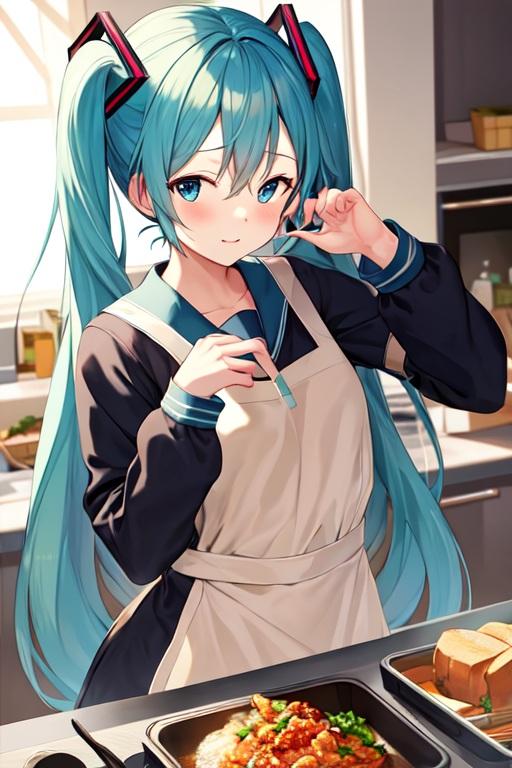 料理中