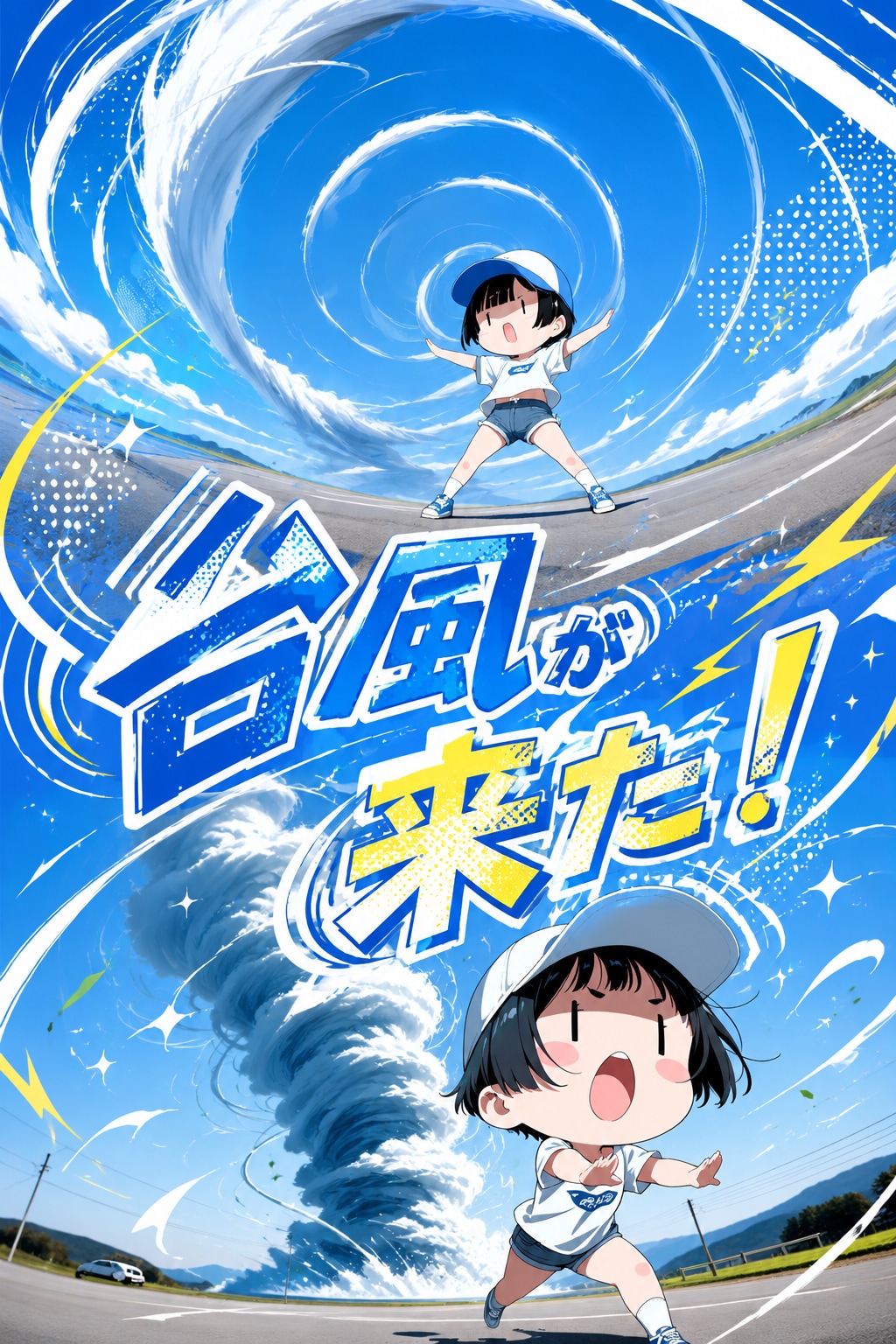 台風が来た！