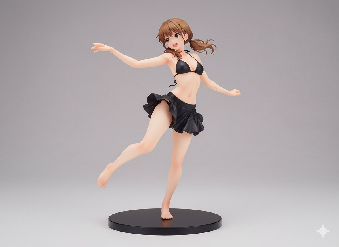 踊る絵海ちゃんのフィギュア