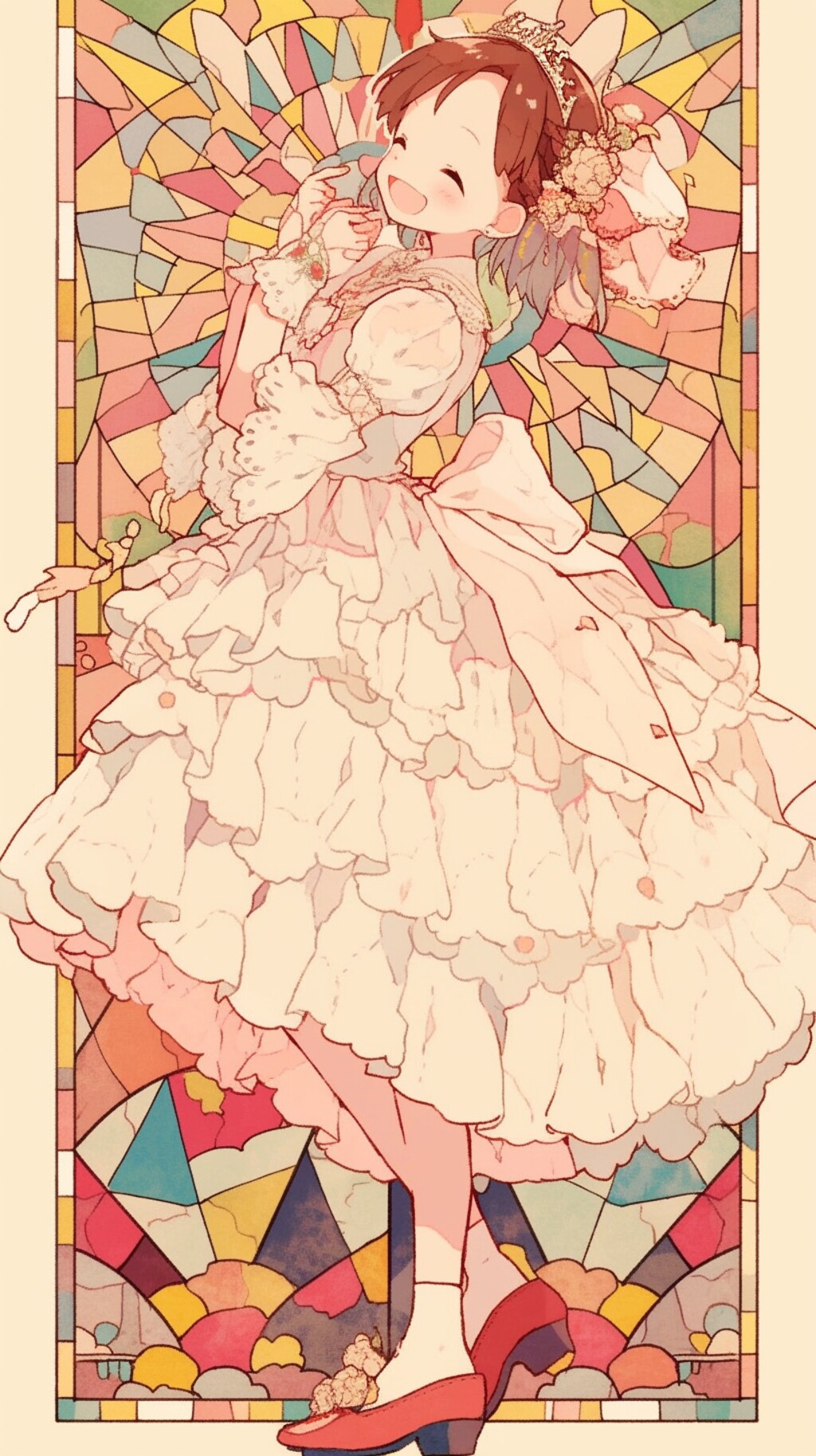 ⚜️美少女のアンティーク画⚜️