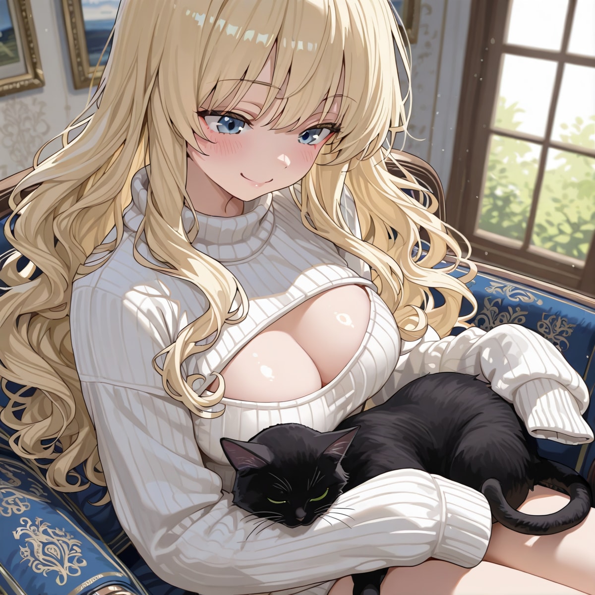 ぶかぶか袖のラべリアちゃん
