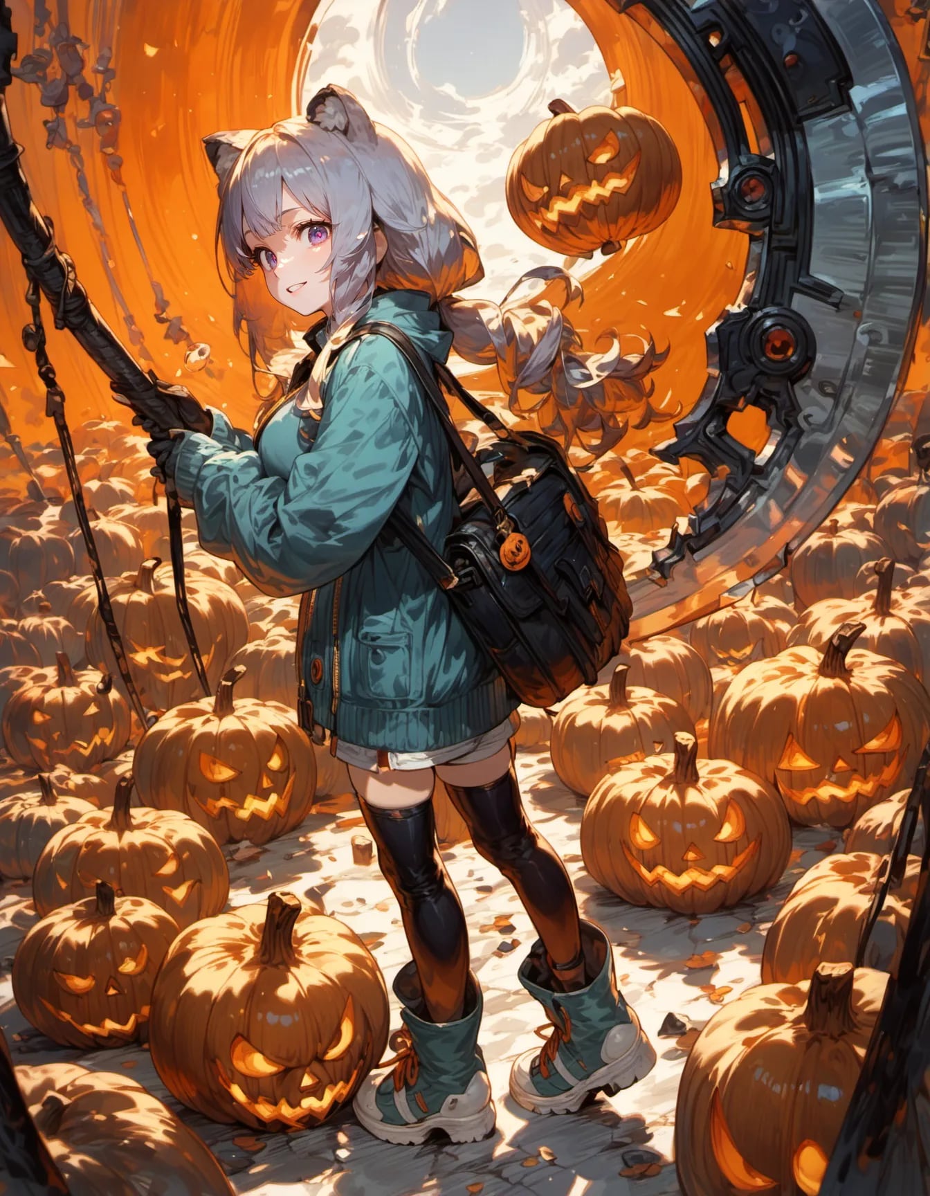 The Reaper of the Pumpkin Patch | の人気AIイラスト・グラビア