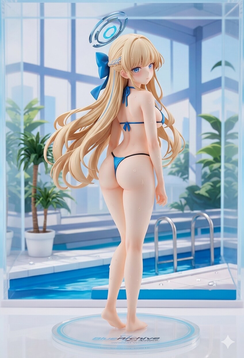 ブルアカ水着フィギュア２