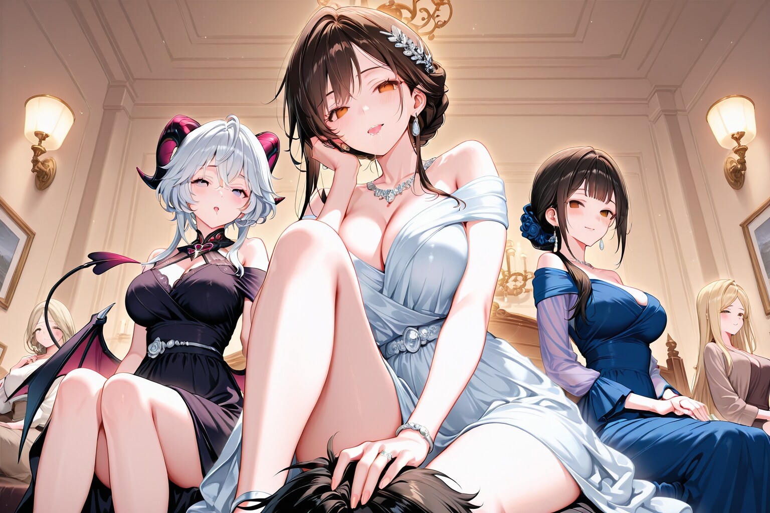 ほら、しっかり舐めて。これからキミの童貞を捧げる場所なんだから