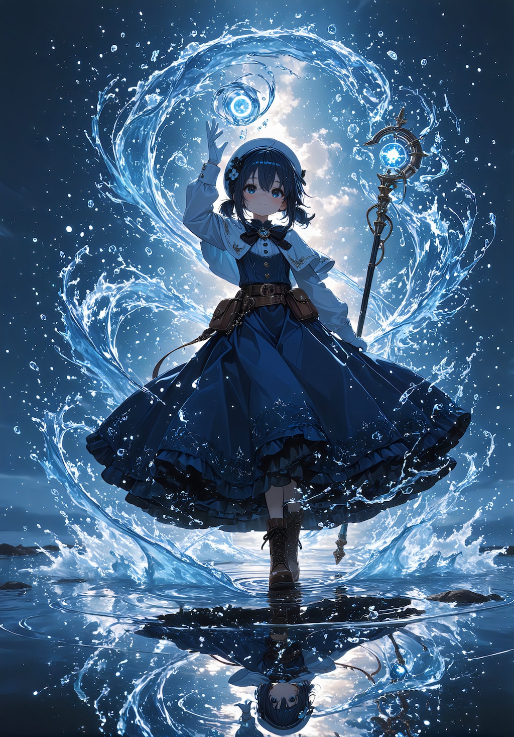 水環に立つ魔法勇者