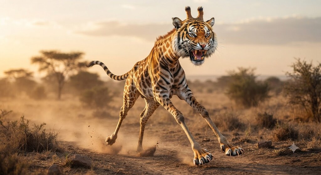 虎🐅×キリン🦒